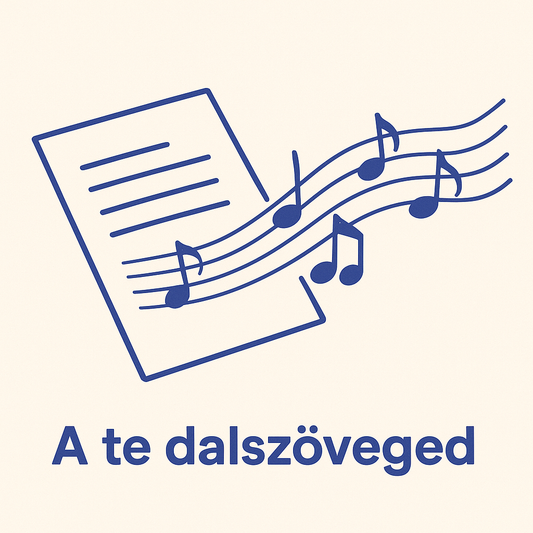 Egyedi zene saját szöveggel